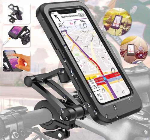HL-69 Waterproof Bike Phone Mount Cell Phone Holder